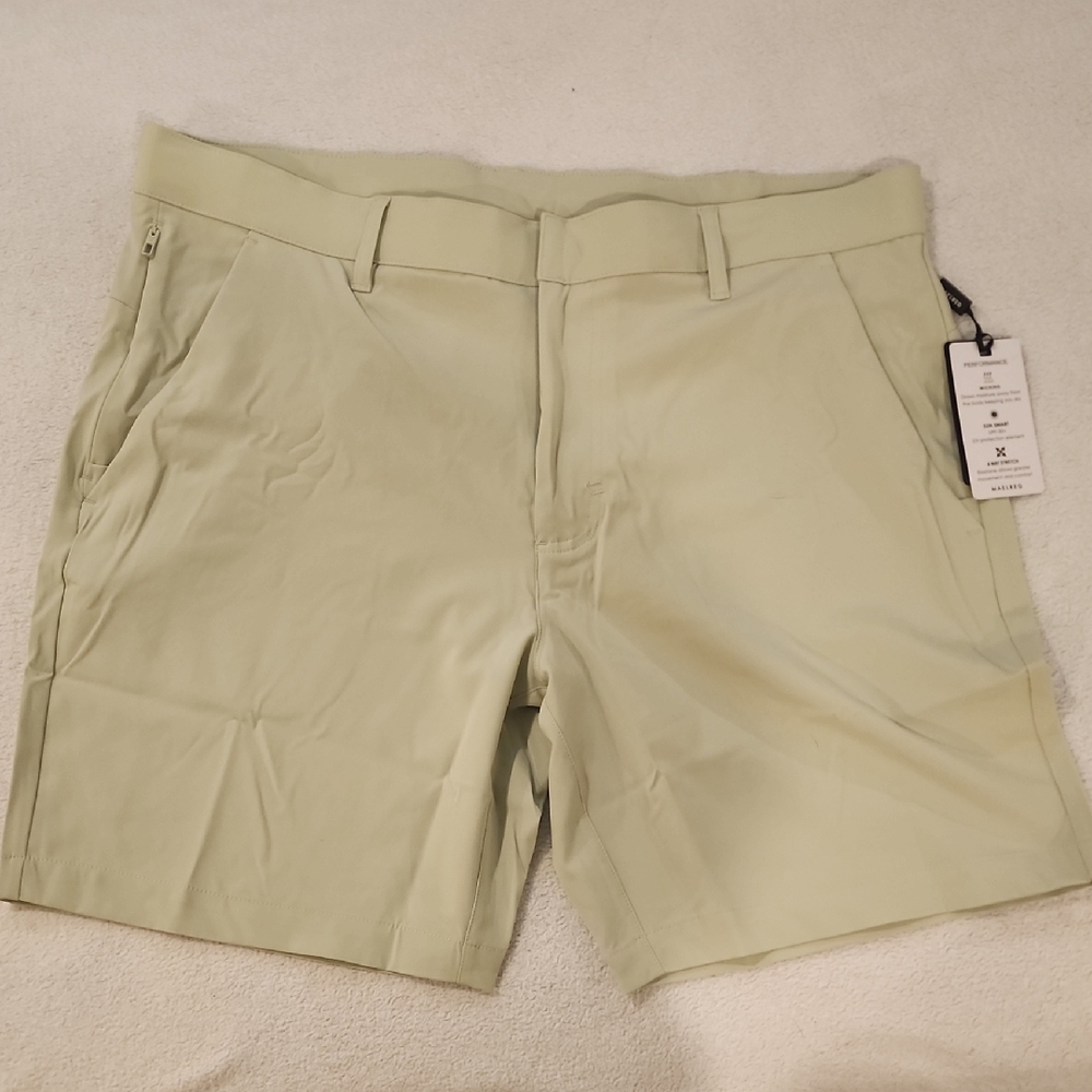 Men's Performace Shorts in Light Green